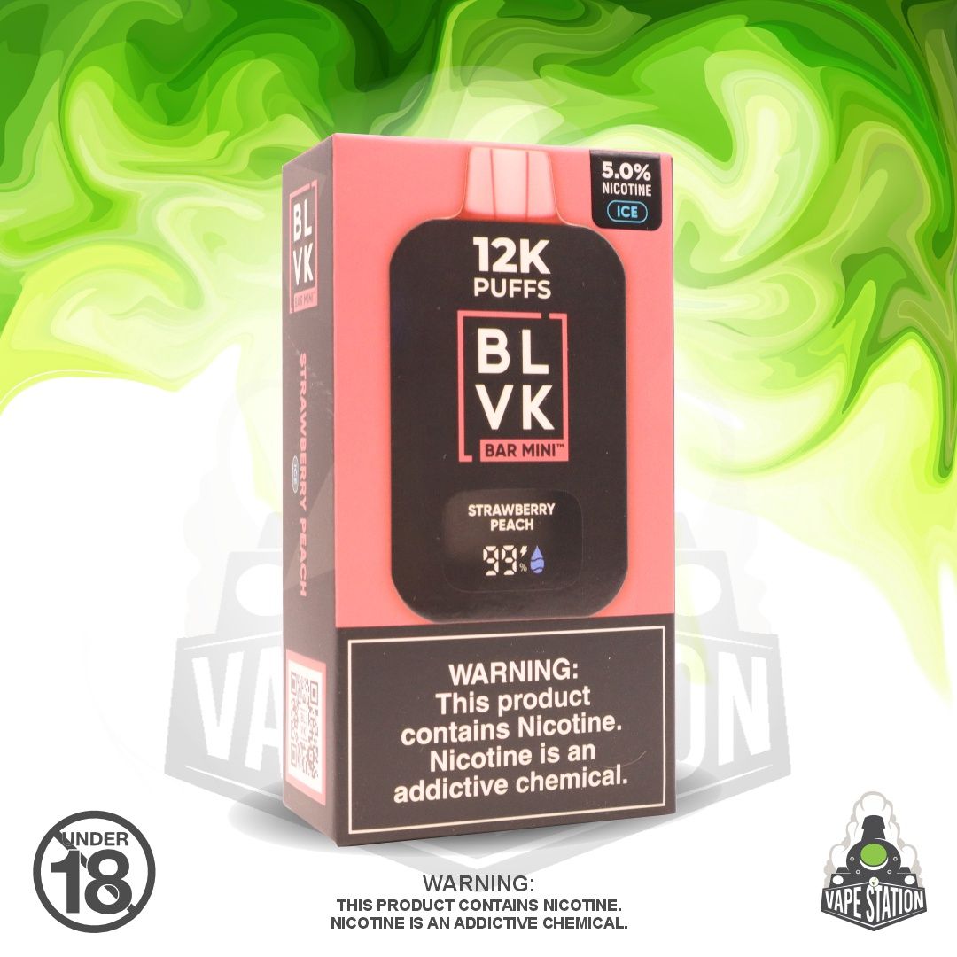 BLVK - 12000 Puff - Strawberry Peach - 50mg