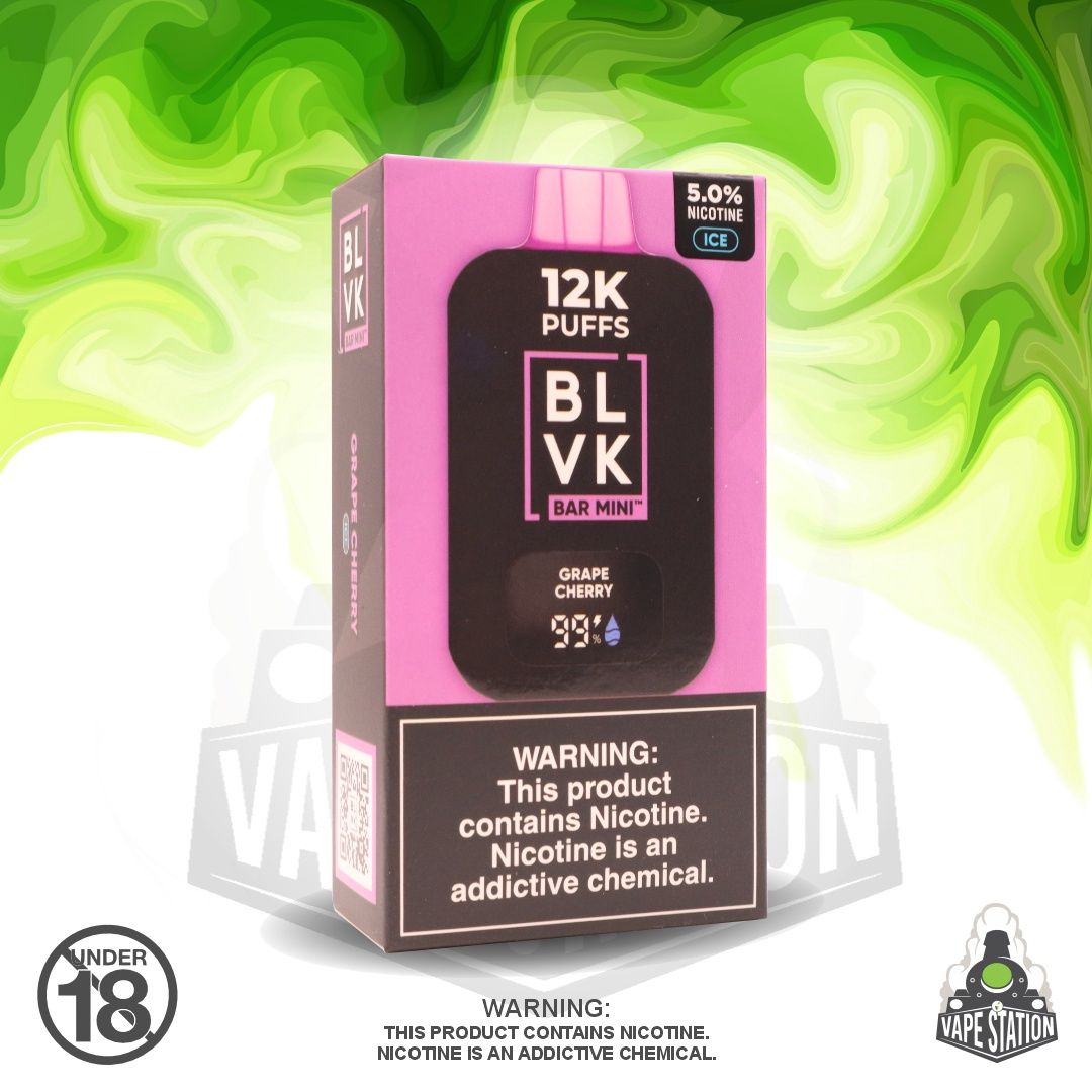 BLVK - 12000 Puff - Grape Cherry - 50mg