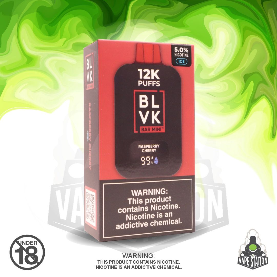 BLVK - 12000 Puff - Raspberry Cherry - 50mg