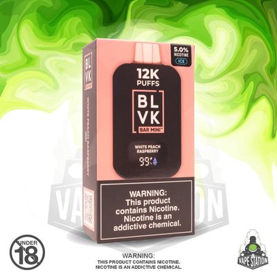 BLVK - 12000 Puff - White Peach Raspberry - 50mg
