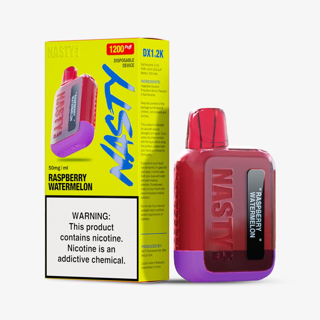 Nasty Bar - 1200 Puff - Raspberry Watermelon - 50mg
