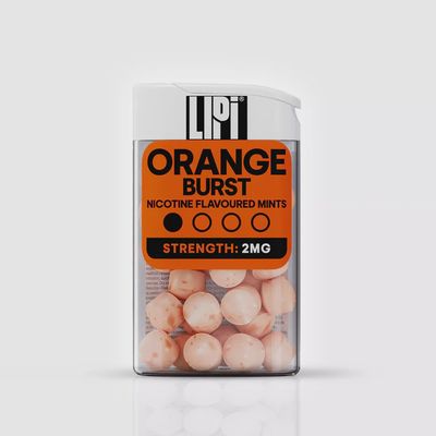 E-Xhale - LIPI - Orange Burst - Nicotine mints - 2mg
