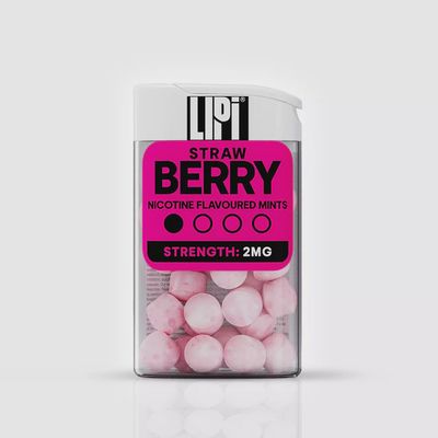 E-Xhale - LIPI - Strawberry - Nicotine Mints - 2mg