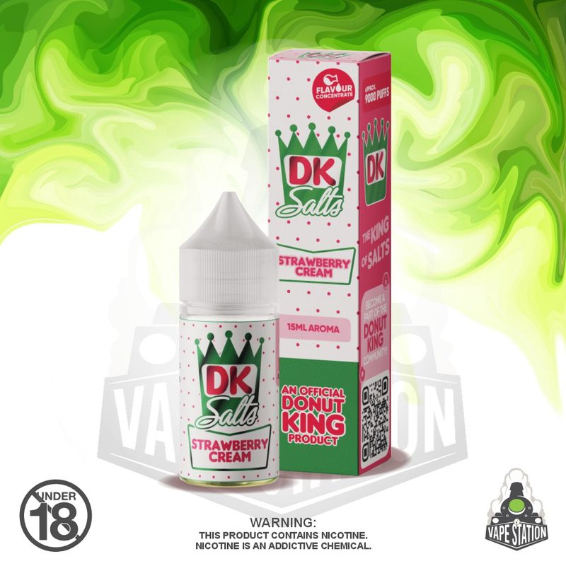 Donut King - 30ml SHORTFILL 50mg - Strawberry Cream (Flavour Only)