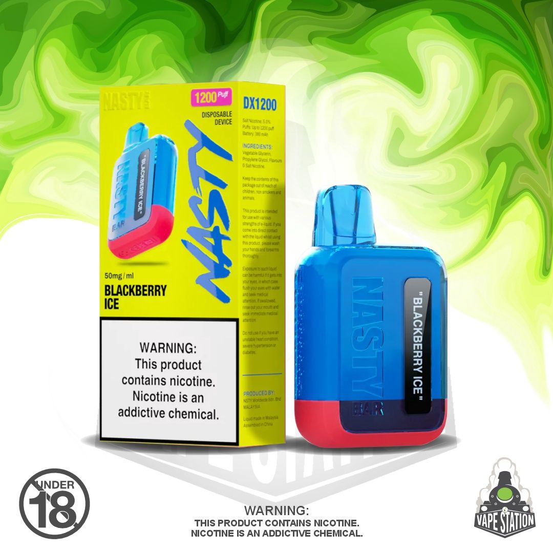 Nasty 1200 Puff - Blackberry Ice - 50mg