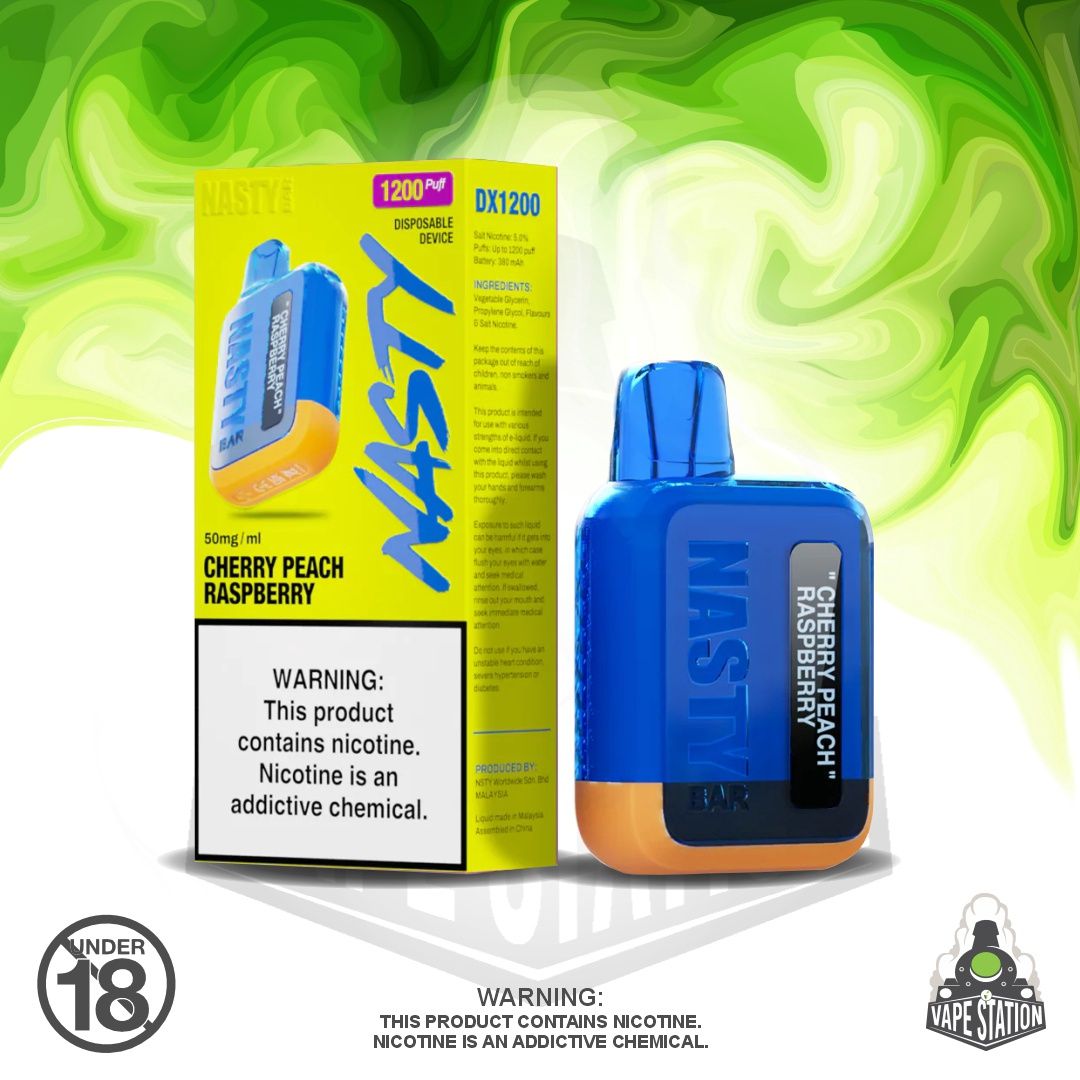 Nasty 1200 Puff - Cherry Peach Raspberry - 50mg