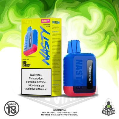 Nasty 1200 Puff - Red Energy - 50mg