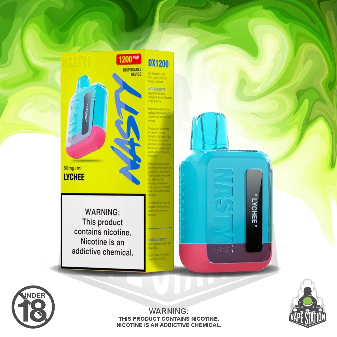 Nasty Bar - 1200 Puff - Lychee - 50mg
