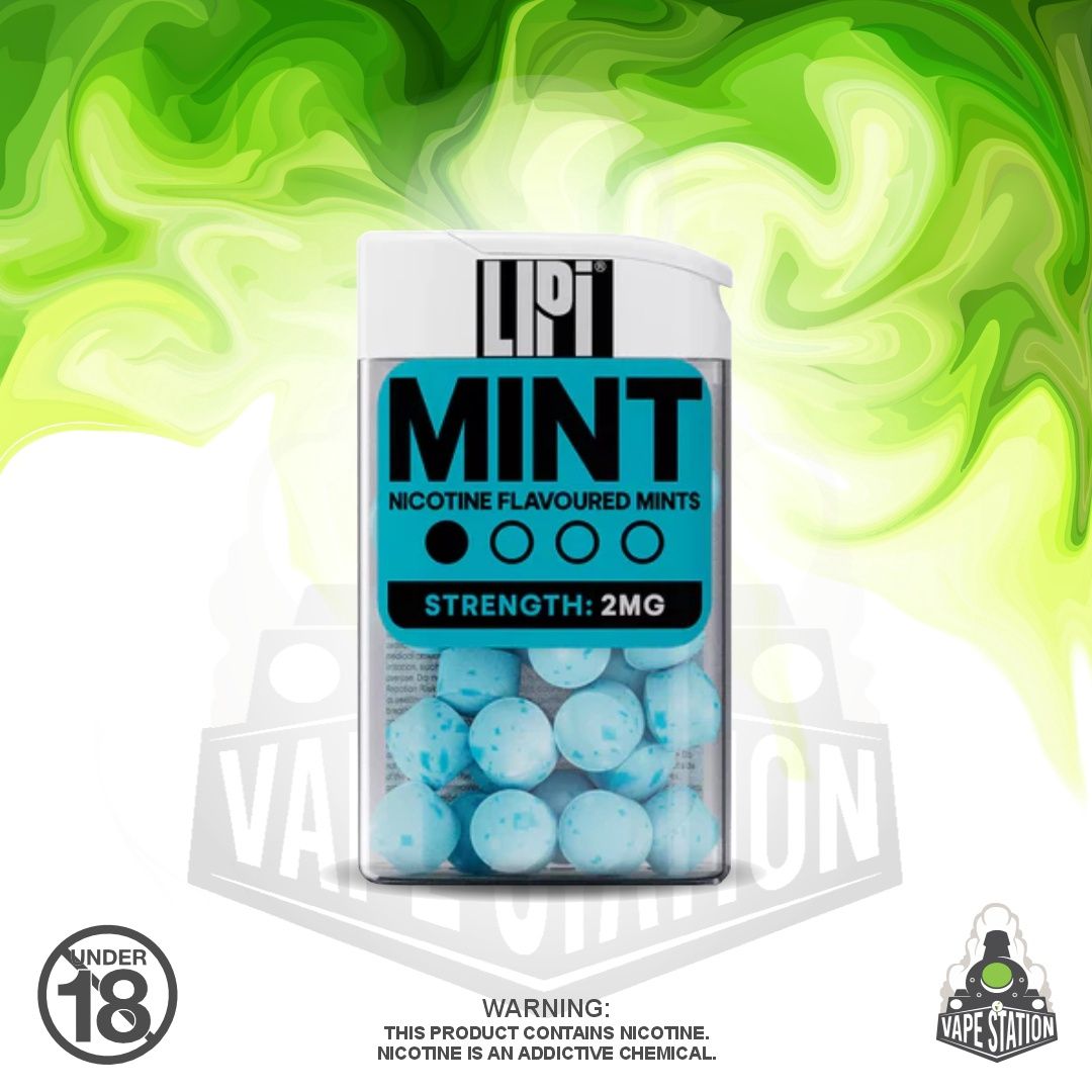 E-Xhale - LIPI - Mint- Nicotine Mints - 2mg