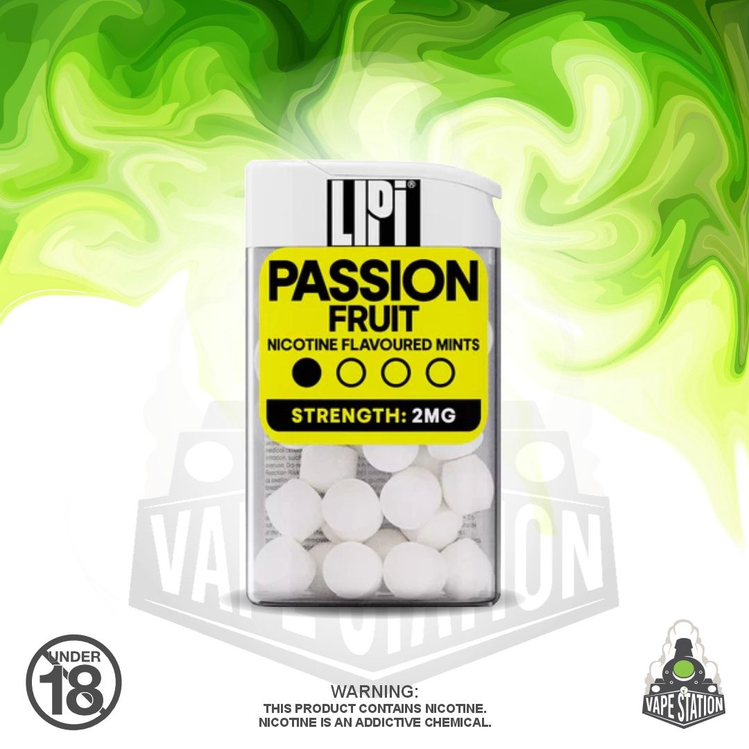 E-Xhale - LIPI - Passion Fruit - Nicotine Mints - 2mg