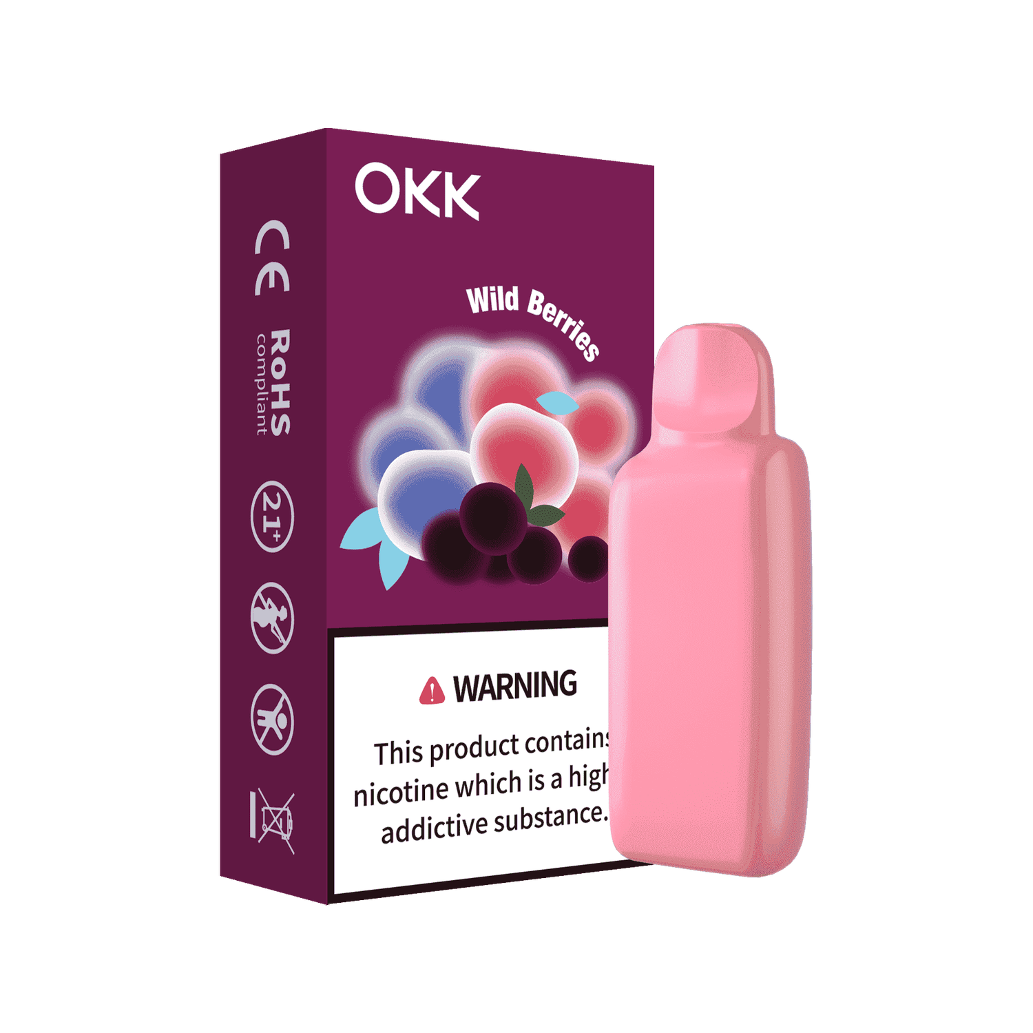 OKK Cross 2 Cartridge - Wild Berries - 5000 Puffs - 35mg