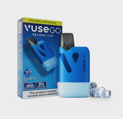 Vuse - Reload - Blue Starter Kit - Plus Blueberry ice 3% epod
