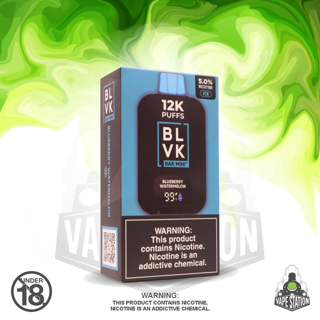 BLVK - 12000 Puff - Blueberry Watermelon - 50mg