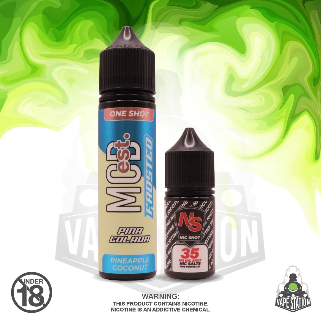 Squeeze - MODest - Pina Colada - 60ml Longfill KIT - 35mg