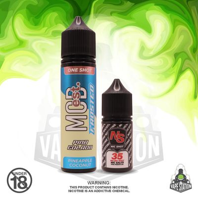 Squeeze - MODest - Pina Colada - 60ml Longfill KIT - 35mg