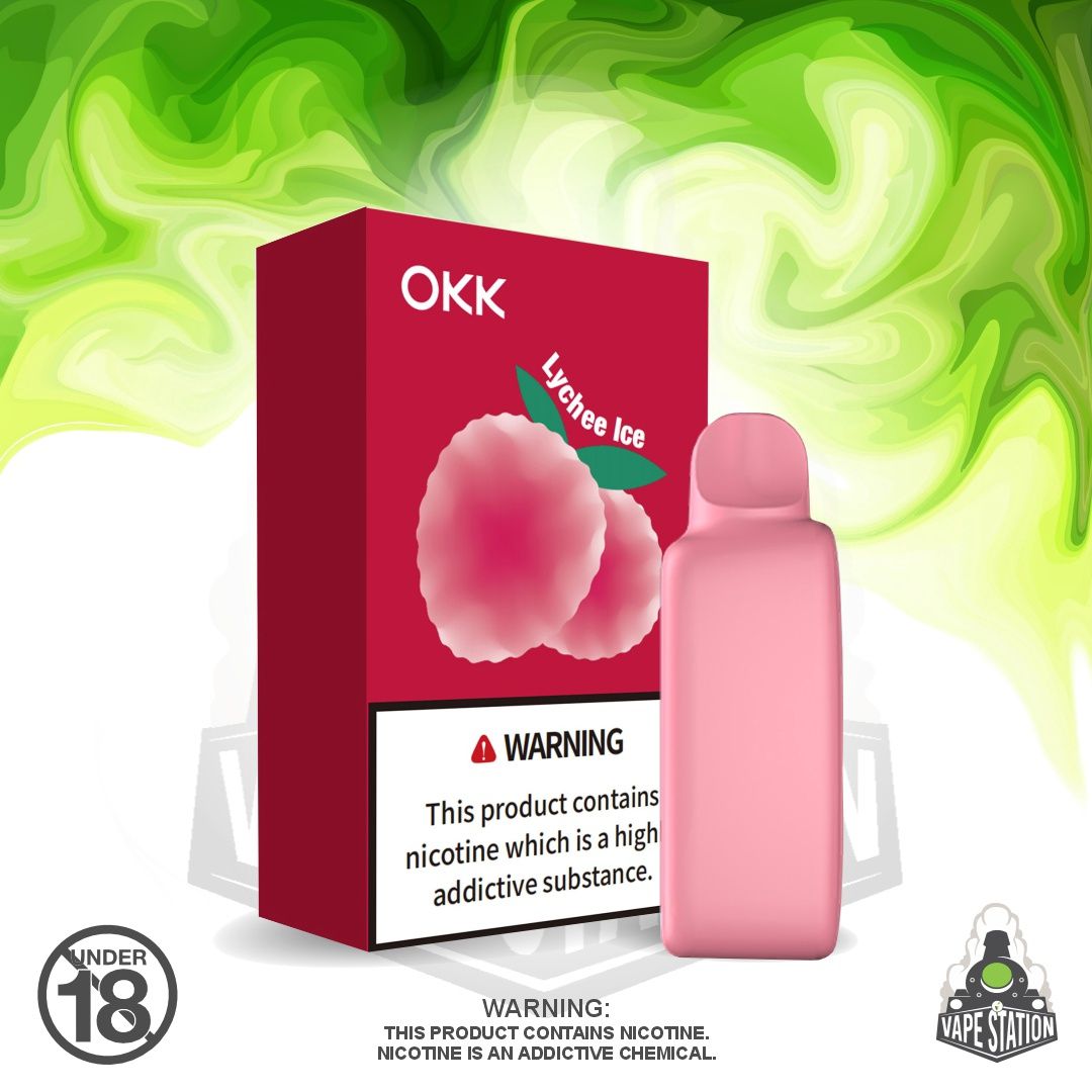 OKK Cross 2 Cartridge - Iced Lychee - 5000 Puffs - 35mg
