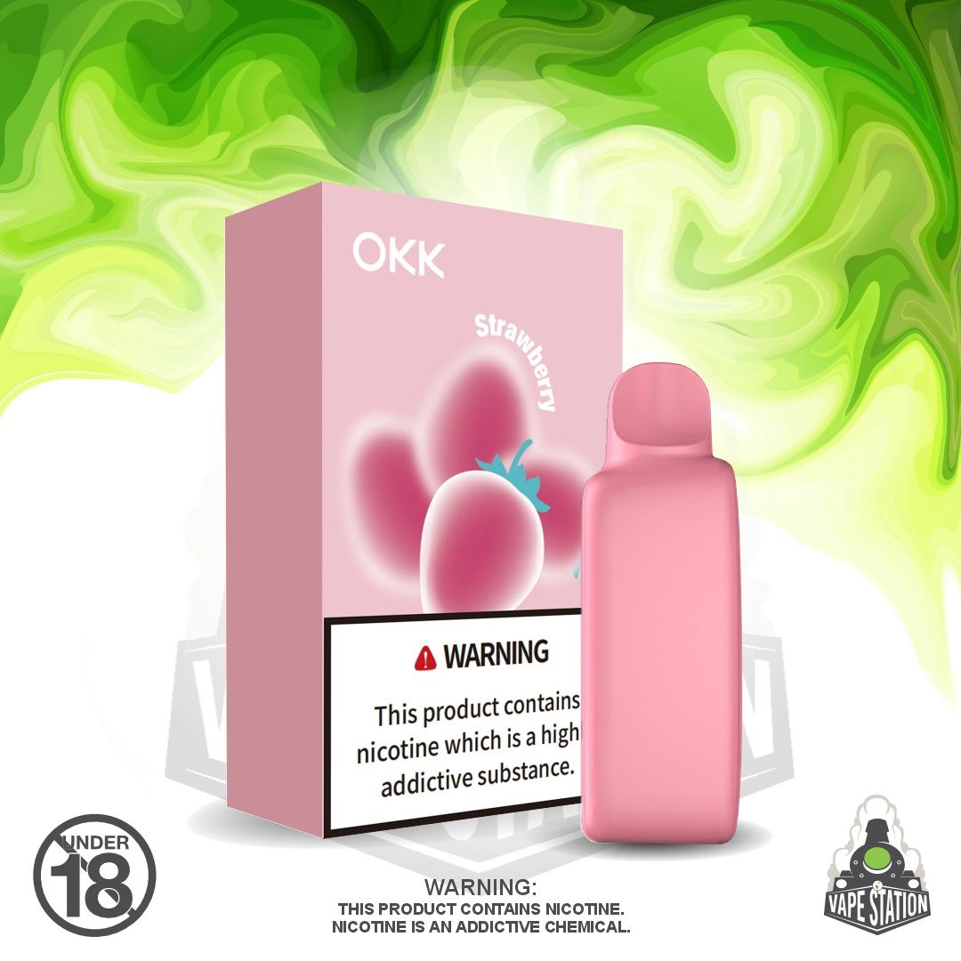 OKK Cross 2 Cartridge - Iced Strawberry - 5000 Puffs - 35mg