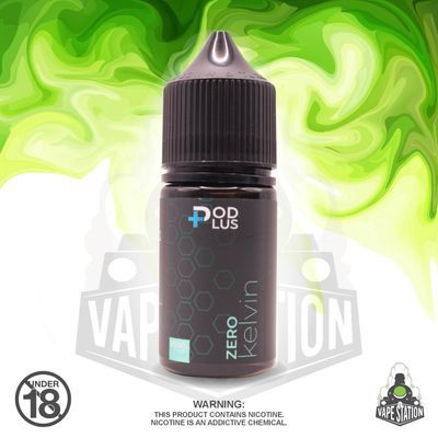 Pods Plus - SHORTFILL 30ml - SALTS 25mg - Zero Kelvin (Flavour Only)