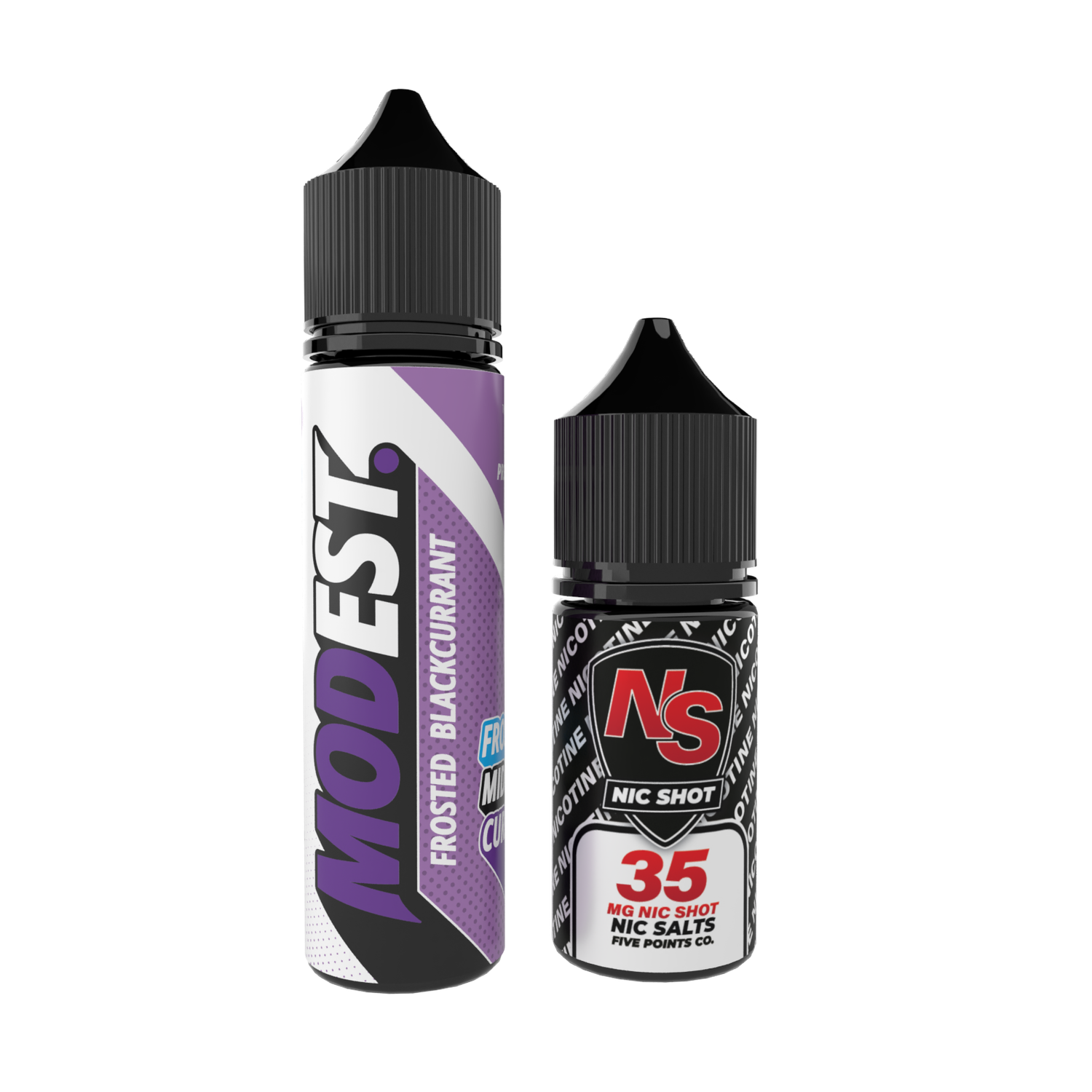 Squeeze - Modest - Frosted Blackcurrant - 60ml Longfill KIT - 35mg