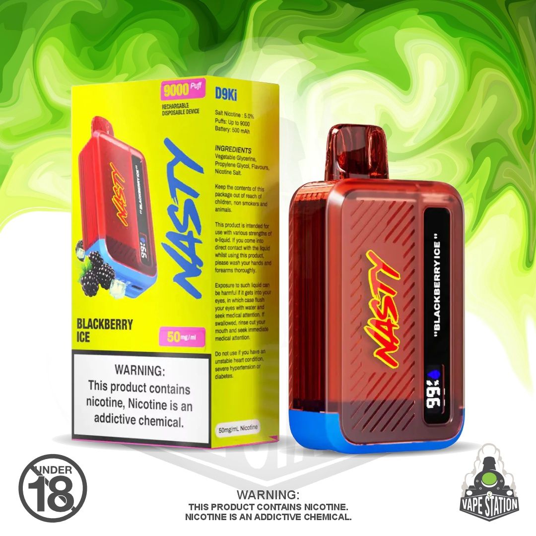 Nasty Bar - 9000 Puff - Blackberry Ice - 50mg Nasty Bar - 9000 Puff - Blackberry Ice - 50mg