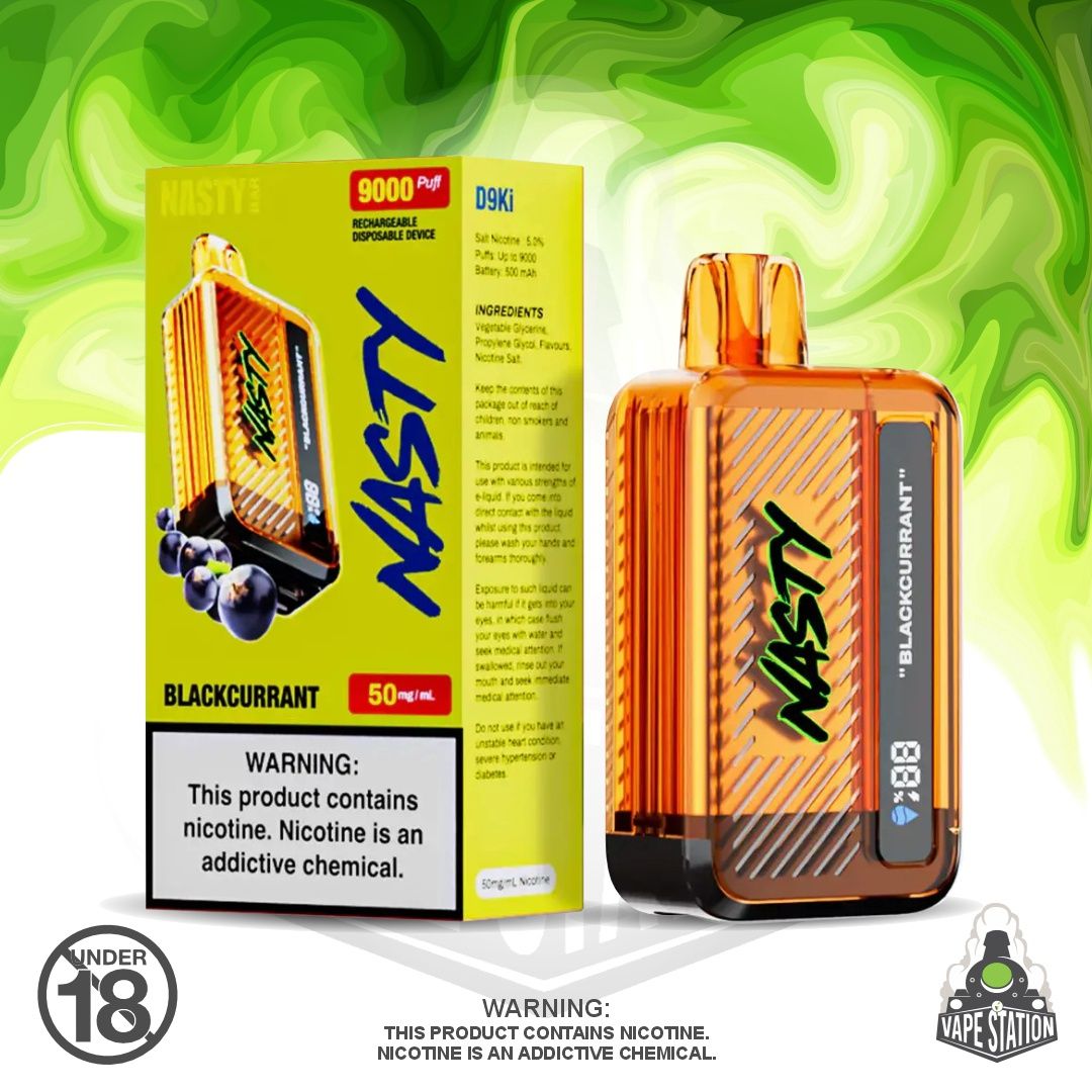 Nasty Bar - 9000 Puff - Blackcurrant - 50mg