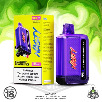 Nasty Bar - 9000 Puff - Blackberry Cranberry Ice - 50mg