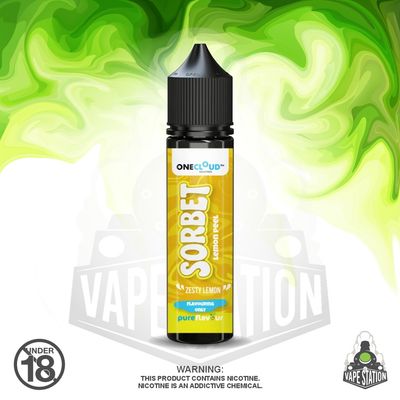 Sorbet - 60ml Longfill - Lemon Peel (Zesty Lemon) - 25mg (Flavour Only)