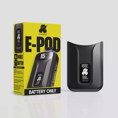 E-Xhale - 15K E-Pod - Battery Unit - Black