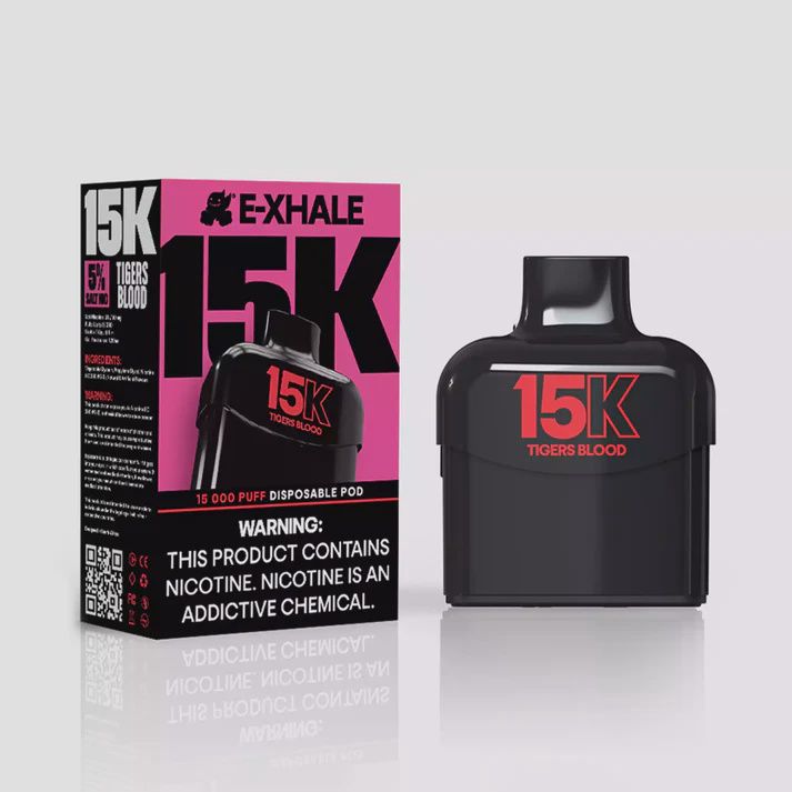 E-Xhale - 15K Flavour Cartridge - Tigers Blood - 5%