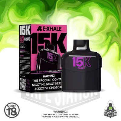 E-Xhale - 15K Flavour Cartridge - Grape - 5%