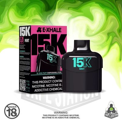 E-Xhale - 15K Flavour Cartridge - Mint - 5%