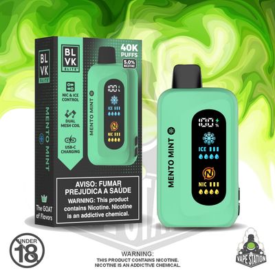 BLVK - 40 000 Puff - Mento Mint - 50mg