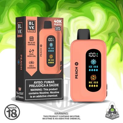 BLVK - 40 000 Puff - Peach - 50mg