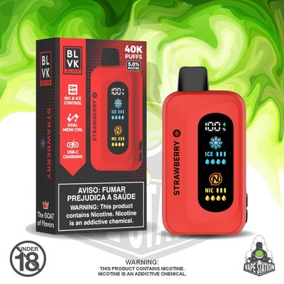 BLVK - 40 000 Puff - Strawberry - 50mg