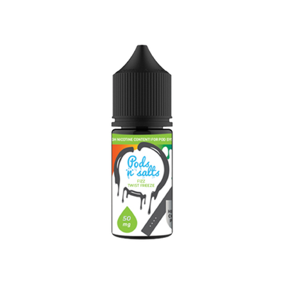 Pods 'n Salts - Fizz Twist Freeze - 30ml - 50mg Pods 'n Salts - Fizz Twist Freeze - 30ml - 50mg
