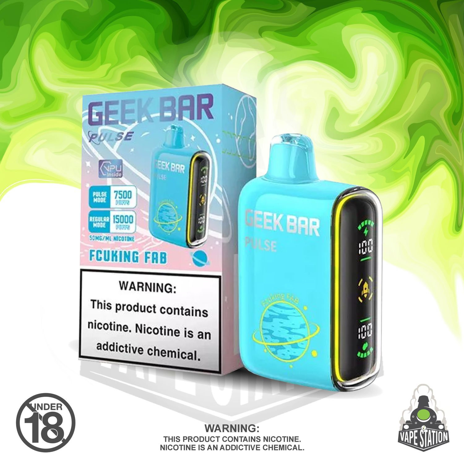 GeekBar Pulse - 15 000 Puff - Fcuking Fab  - 50mg