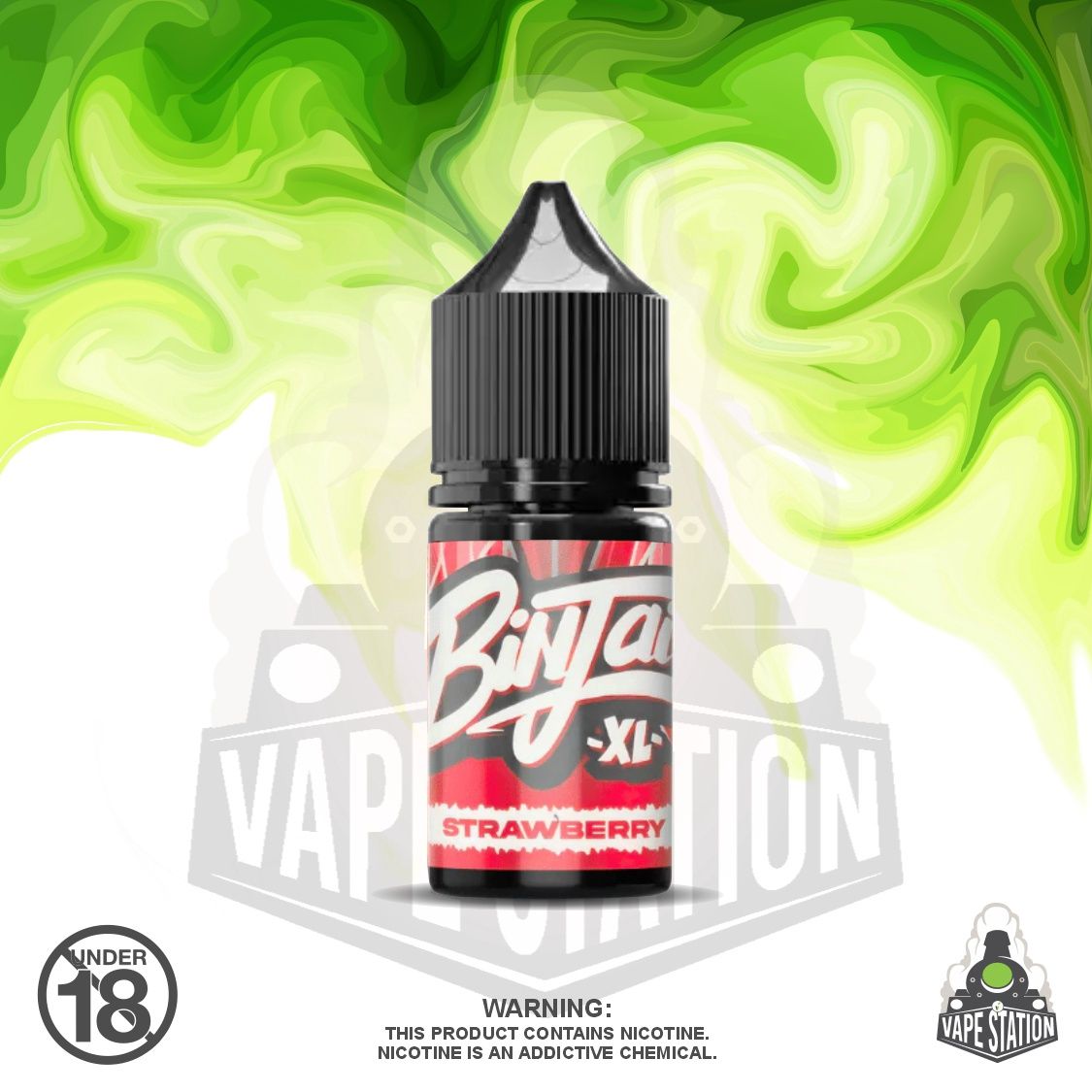 Binjai - Strawberry - 30ml - 25mg - Salt Nic Binjai - Strawberry - 30ml - 25mg - Salt Nic