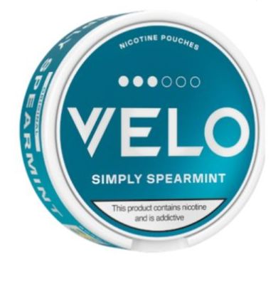Velo - Simply Spearmint - Nicotine pouch - 8 mg (20 Pack) Velo - Simply Spearmint - Nicotine pouch - 8 mg (20 Pack)