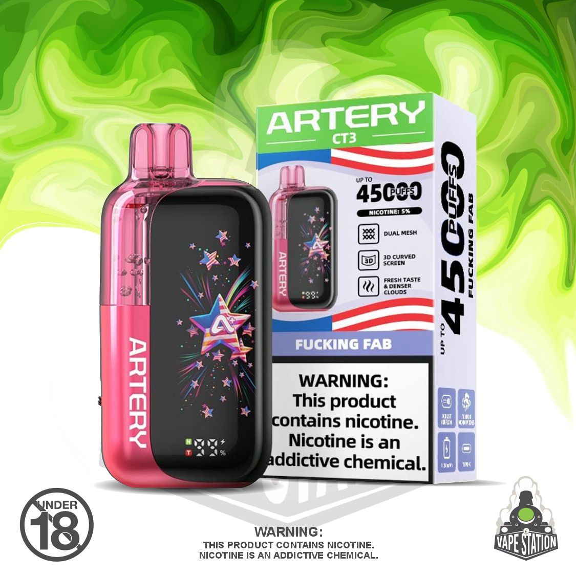 Artery - 45 000 Puff - Fcuking Fab- 5% Artery - 45 000 Puff - Fcuking Fab- 5%