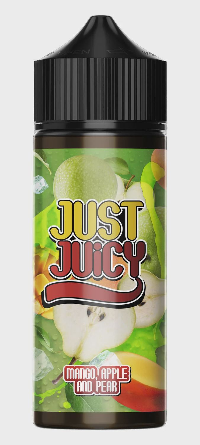 Just Juicy - Mango, Apple & Pear - 120ml LONGFILL (Flavour Only) Just Juicy - Mango, Apple & Pear - 120ml LONGFILL (Flavour Only)