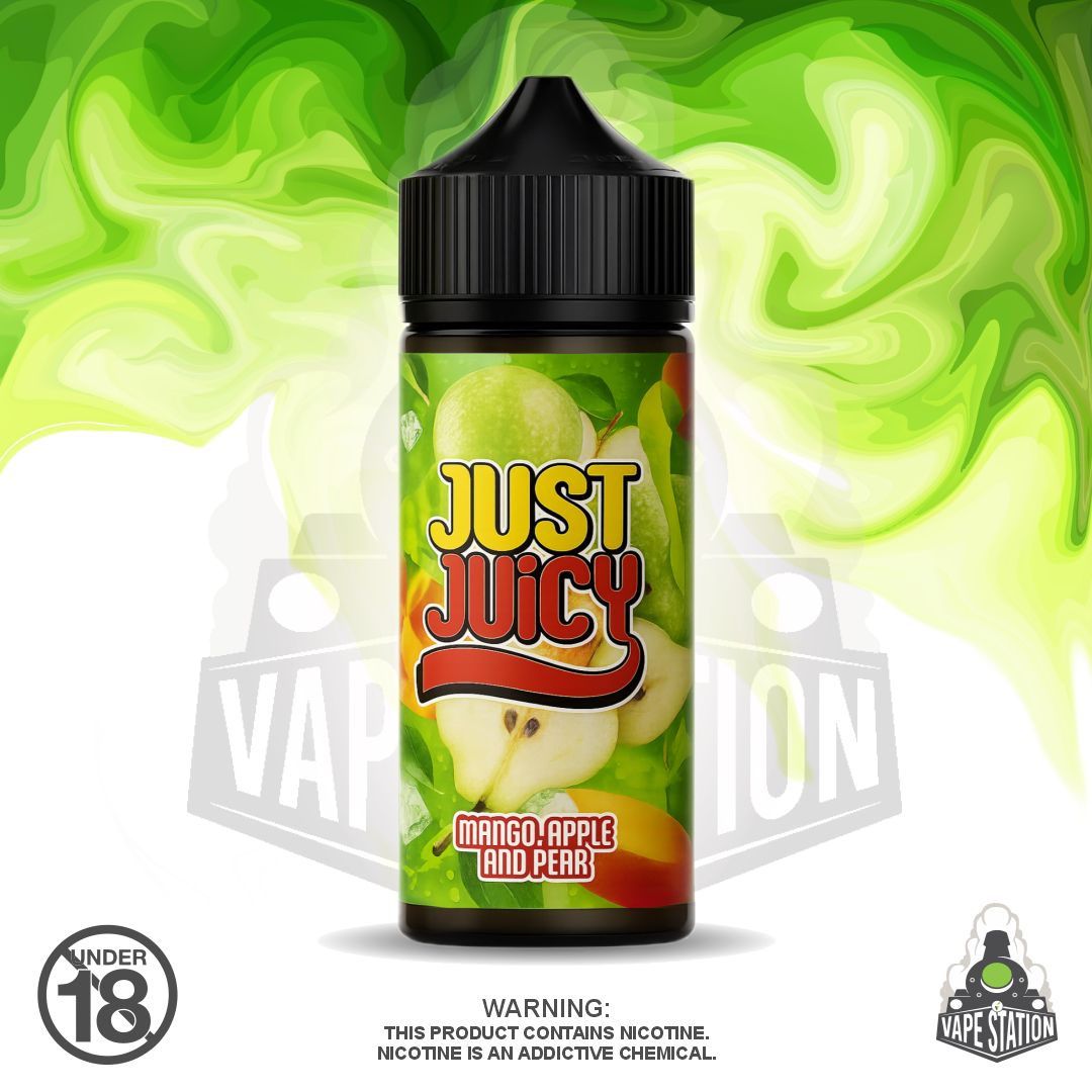 Just Juicy - Mango, Apple &amp; Pear - 120ml LONGFILL (Flavour Only)