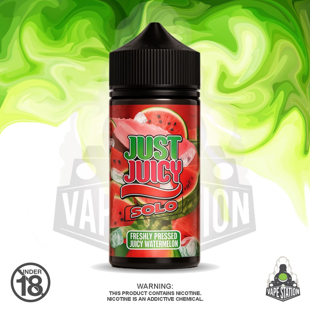 Just Juicy SOLO - Fresh Juicy Watermelon - 120ml LONGFILL (Flavour Only)
