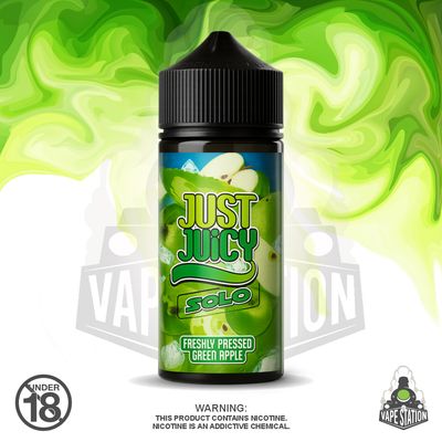 Just Juicy SOLO - Fresh Green Apple - 120ml LONGFILL (Flavour Only)