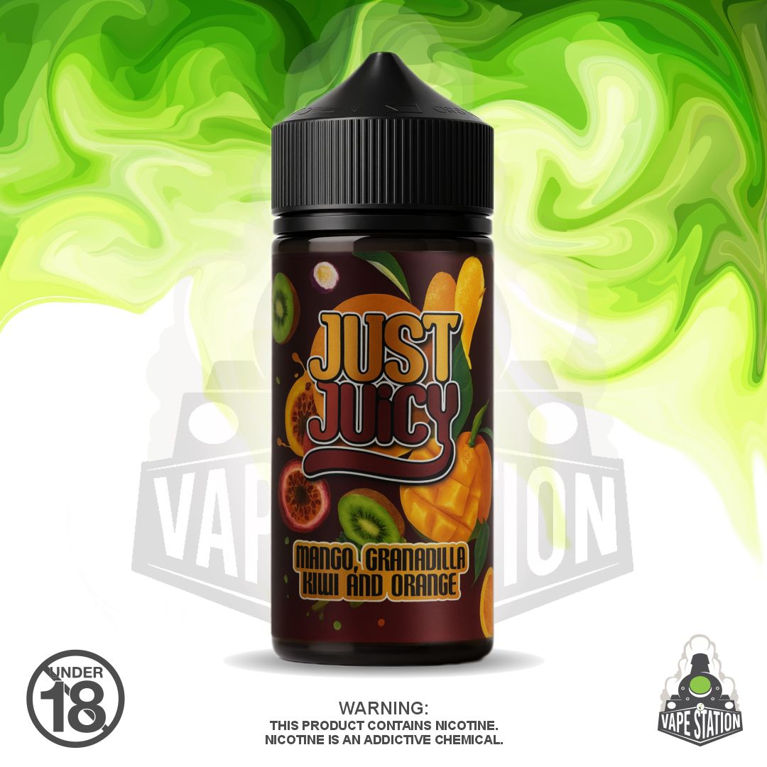 Just Juicy - Mango, Granadilla, Kiwi, Orange - 120ml LONGFILL (Flavour Only)