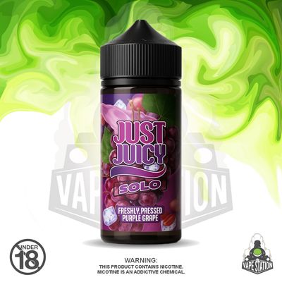 Just Juicy SOLO - Fresh Purple Grape  - 120ml LONGFILL (Flavour Only)