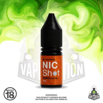 Just Juicy - 10ml Nic Shot Freebase - 24mg (To be paired with the 120ml Flavour Longfill)