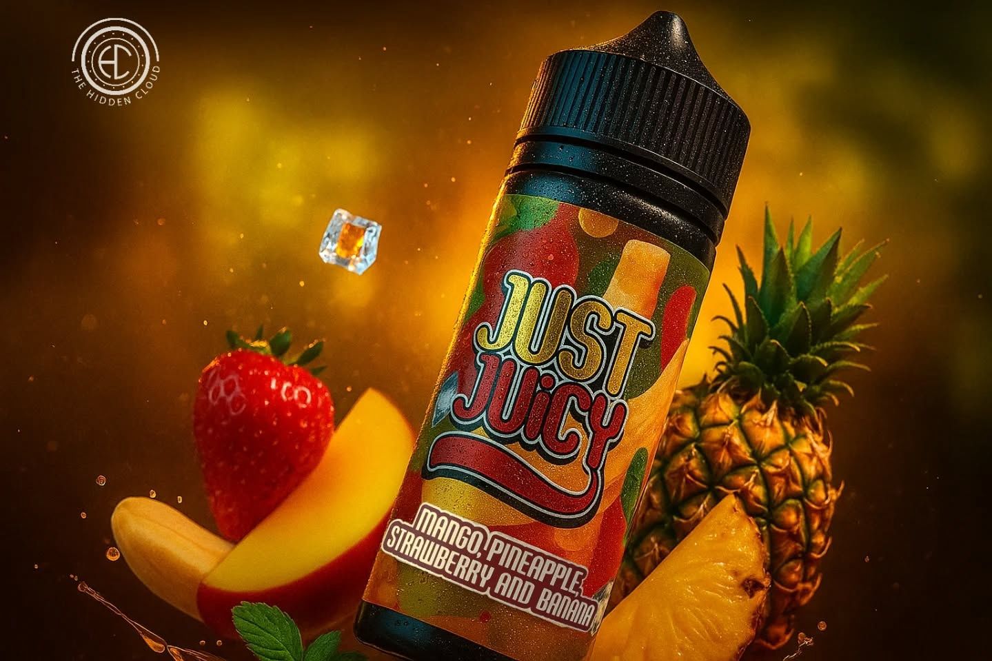 Just Juicy - Mango, Strawberry, Pineapple & Banana - 120ml LONGFILL (Flavour Only) Just Juicy - Mango, Strawberry, Pineapple & Banana - 120ml LONGFILL (Flavour Only)