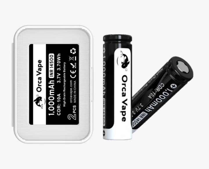 Orca Vape - San Dynasty - 14500 Lithium battery - 2 pack