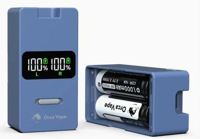 Orca Vape - San Dynasty - Dual Slot - 14500 Battery charger Orca Vape - San Dynasty - Dual Slot - 14500 Battery charger