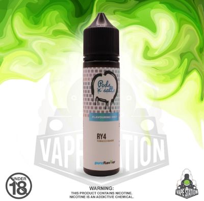 Pods 'n Salts - LONGFILL 60ml SALTS 50mg - RY4 (Flavour Only)